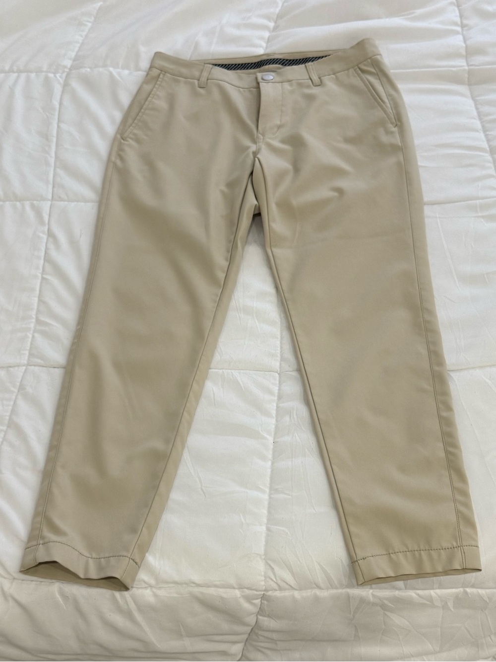 Bonobos Slim Stretch Golf Pants Chinos Khaki Beige Tapered Lululemon Active 30